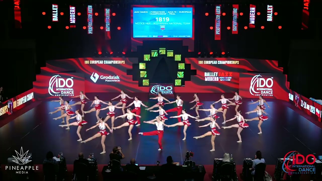 NOTICE HER - SLOVENIAN NATIONAL TEAM 🏆 Jazz Adults Formations, IDO European Championships 2025
