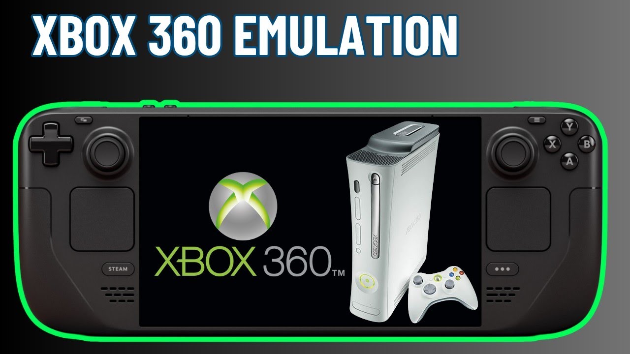 Steam Deck OLED XBOX 360 Emulation über Emudeck vollständiger Guide Xenia Emulator (2024