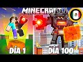 ¡Sobreviví 100 DÍAS como un TITÁN JUGGERNAUT en Minecraft HARDCORE!