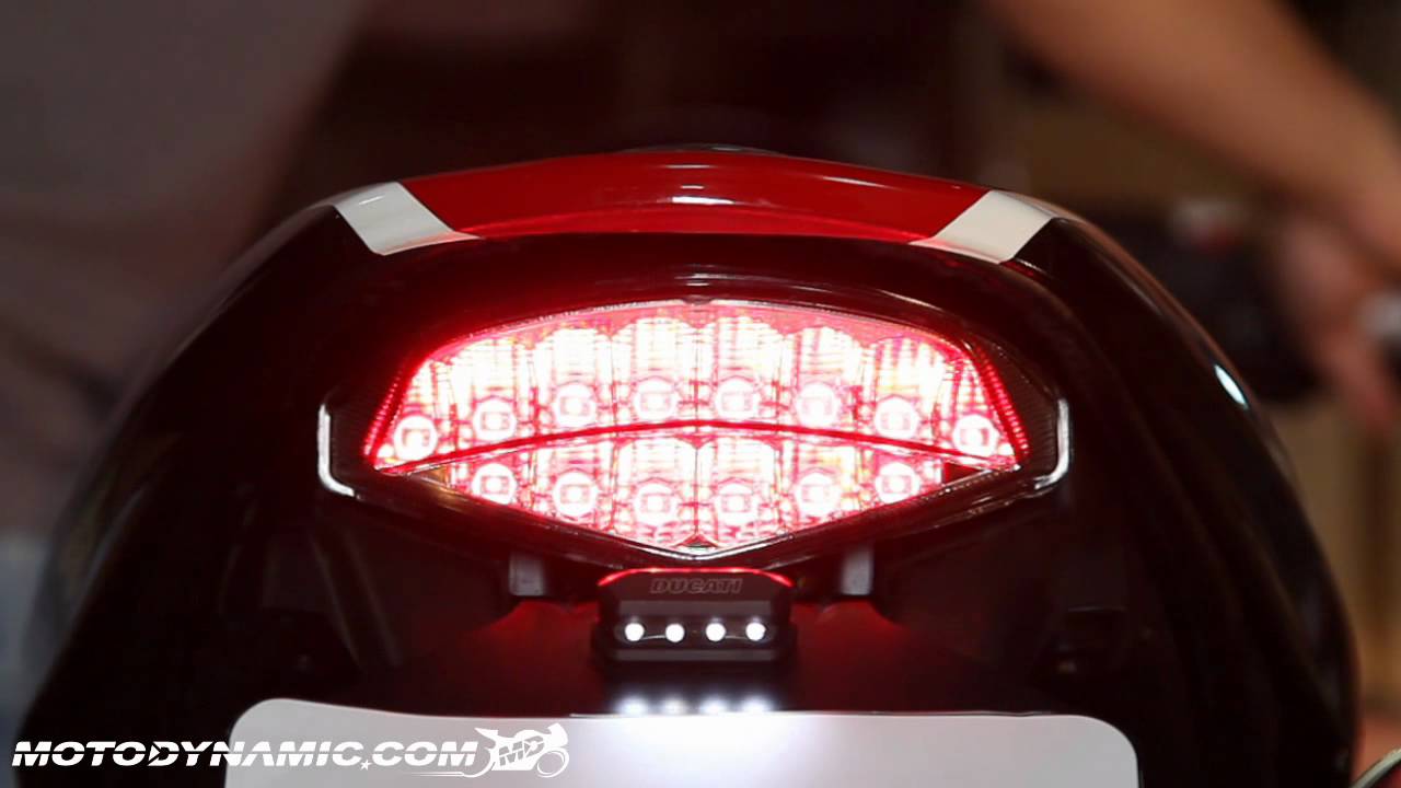2009-2014 Ducati Monster 696, 796, 1100 Sequential LED Tail Light Clear ...
