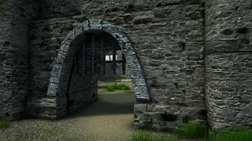 3DModels-Textures: Medieval Castle Game Level Map