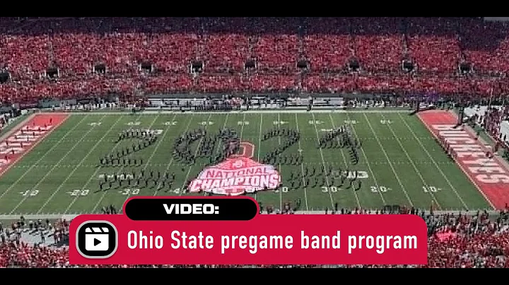 Ohio State Marching Band pregame show, Lee Corso tribute, Script Ohio ahead of Texas game 