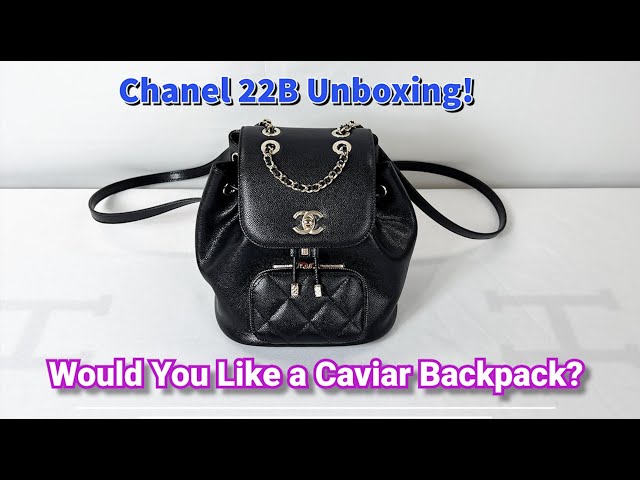 Would You Like a Caviar Backpack? Chanel 22B Business Affinity