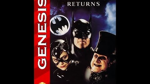 Original Quality Intro Batman Returns - 1992 Sega Konami Atari NES Snes PC  mega drive master system