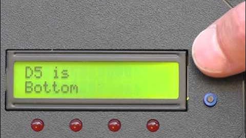 ControLeo2 Test and Setup menu