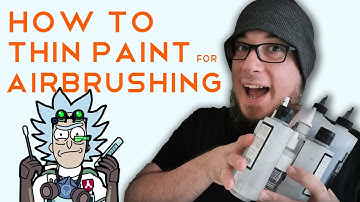 How to THIN and MIX paint for Airbrushing