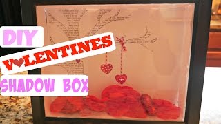 DIY Valentines Shadowbox | Dollar Tree | 2017