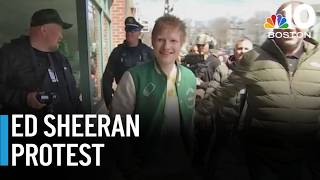 Ed Sheeran Gillette Stadium protest planned over Macklemore removal