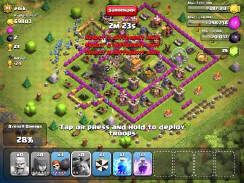 Clash of Clans  wealthy th7 village losing all its resources