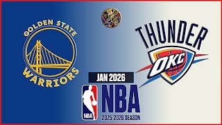 WARRIORS  vs  OKC THUNDER  |  NBA 4TH QUARTER Highlights  |  thunder vs warriors  |  NBA 2K26  |