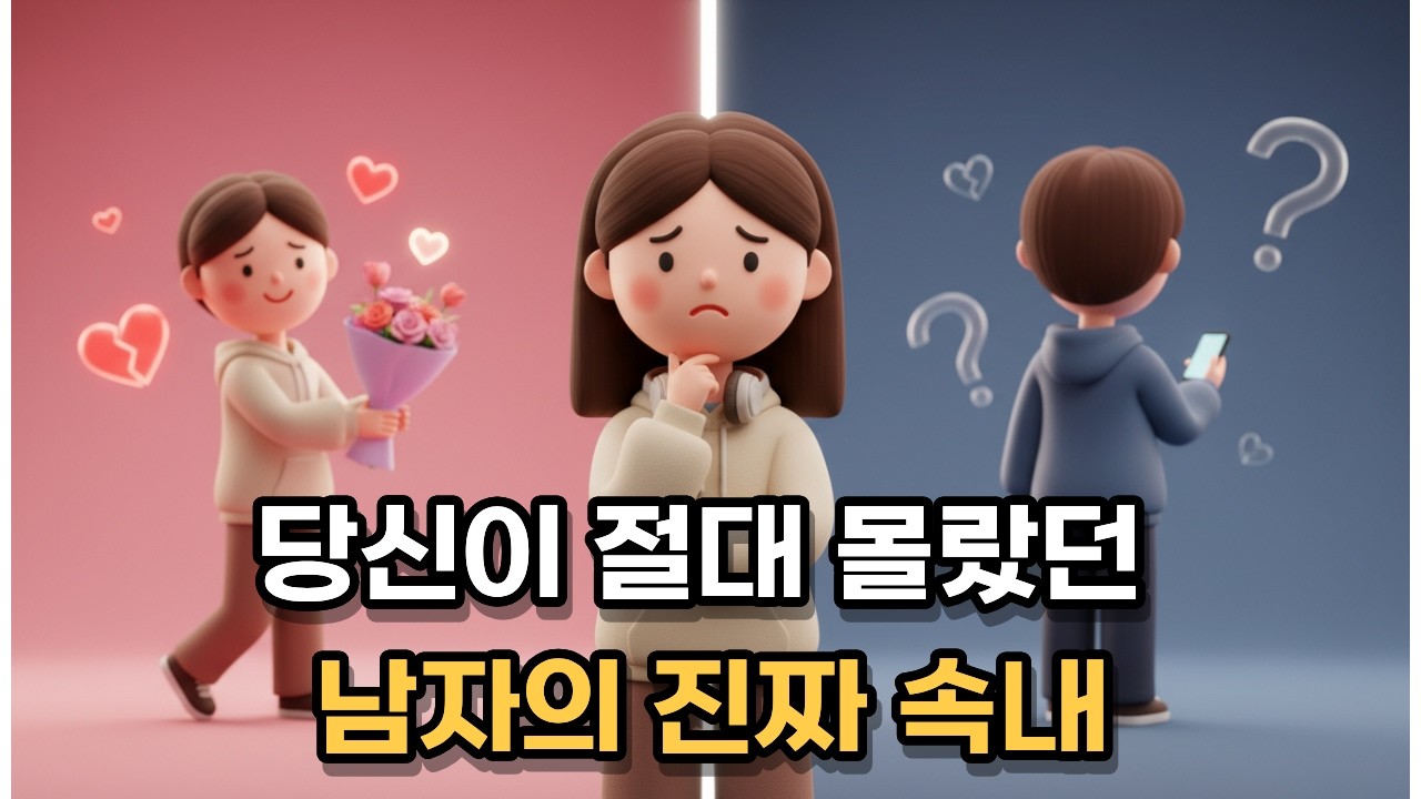 남자가 갑자기 변하는 진짜 이유, '이것' 때문입니다