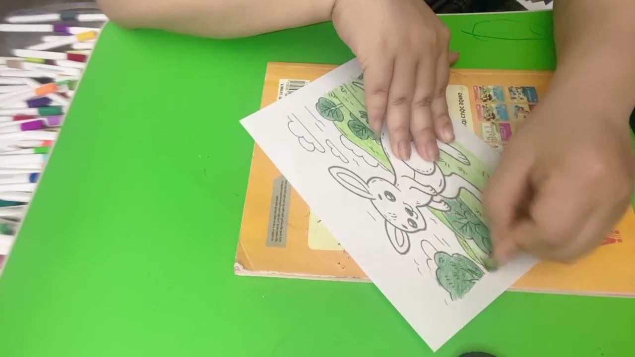 How to Color a Cute Kangaroo in Nature | Easy Coloring