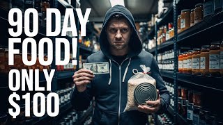 90 Days of Food for $100 The Ultimate Budget Prepper Challenge!