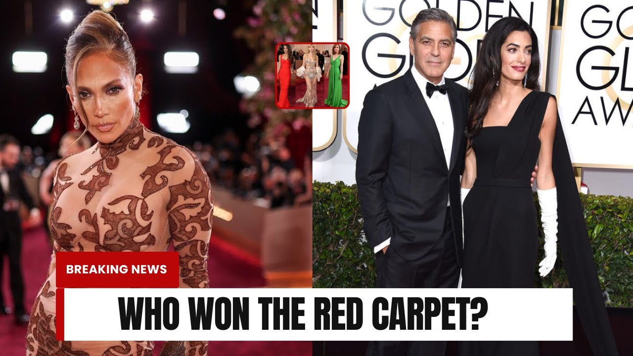 Golden Globes Style DRAMA: J.Lo’s Risk, Amal’s Power Move