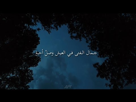 جمال الفتى في العيش وصل أحبة محمد الحرزي