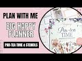 Plan With Me | Par-Tea Time &amp; Stencils | Big Happy Planner