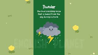 Weather Vocabulary English