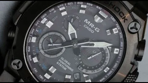 Casio GShock MRG-G1000B-1 MR-G Atomic GPS Solar Hybrid Unboxing