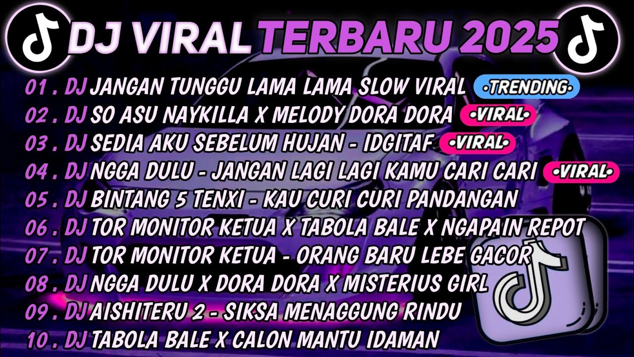 DJ TIKTOK TERBARU 2025🎵DJ JANGAN TUNGGU LAMA LAMA🎵DJ SO ASU NAYKILLA X MELODY DORA DORA | FULL ALBUM