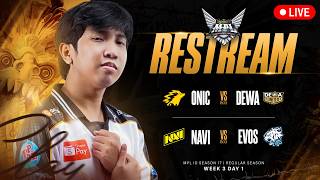 RESTREAM MPL ID DAN RRQ TORA !!