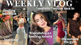 weekly vlog | finding balance between fitness & social life, london trips, concerts,training+friends