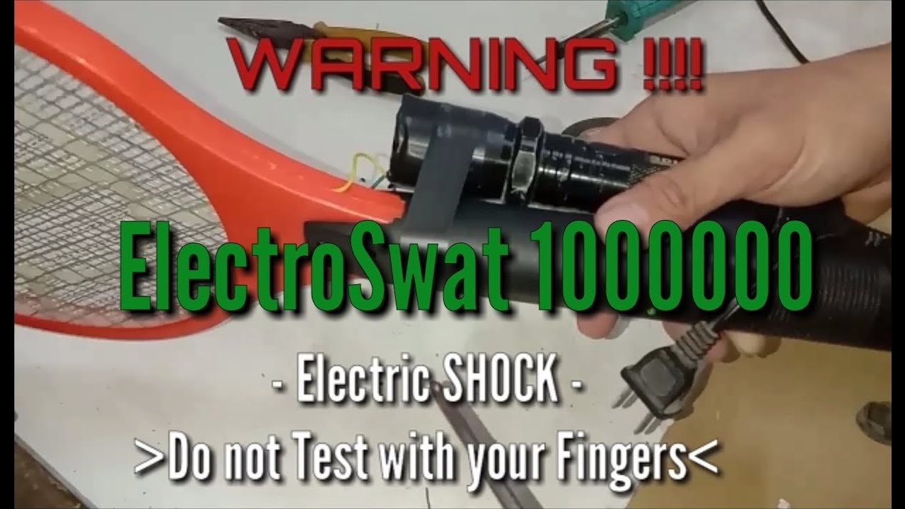 Taser + Electric Fly Swatter = ElectroSwat1000000 Hybrid