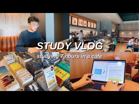 study vlog  cafe visits, how to stop procrastinating, my study