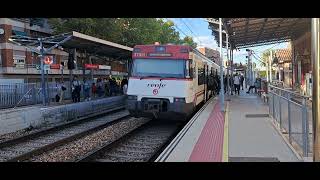 Renfe Valencia Cruce De 447 Destino Gandia En Via 1 Y València-Nord Via 2 C-1 Y C-2