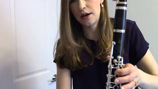 Bb scale 2 octave clarinet