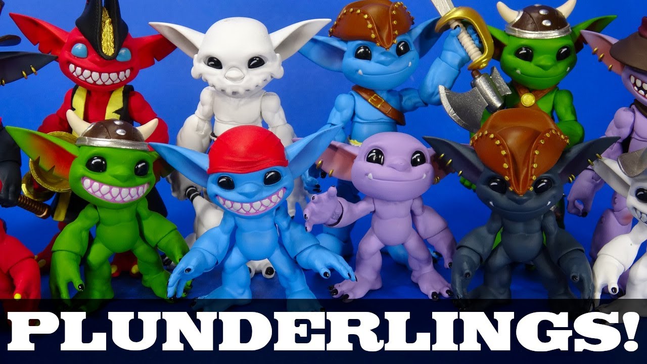 Plunderlings Fwush, Tuff, Zombone, Ash, Fury, Gobbler, Hatchlings Action Figure Review