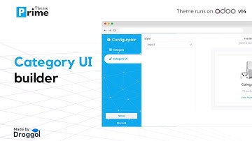 Category UI builder for Odoo Ecommerce v14