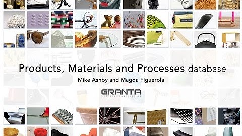 Products, Materials and Processes database