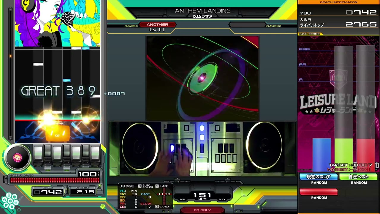 beatmania IIDX】ANTHEM LANDING / DJムラサメ - YouTube