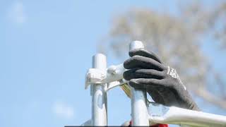 How to Install Rapid Mesh Temp Fencing   SD 480p