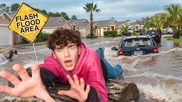 STUCK in a flash flood! (LOS ANGELES)