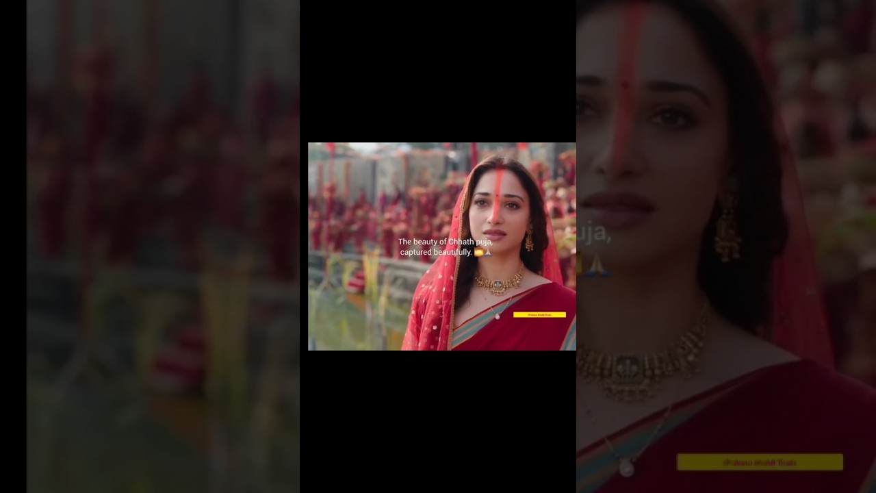 Tamanna bhatiya complete Chhath Puja song ||The Vvan movie trailer song 🌺🌺🎉🎉