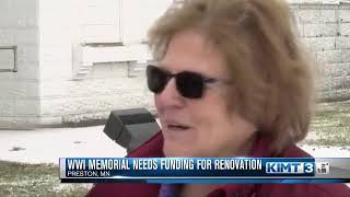 Money is needed to restore a veterans memorial