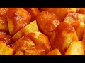 Patatas BRAVAS caseras ¡receta con su salsa!