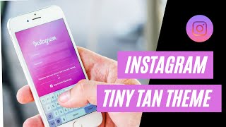 How To Get And Apply BTS Tiny Tan Theme On Instagram | Tiny Tan Theme In  Insta DM (Direct Messages) screenshot 4