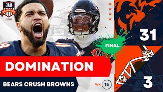 DOMINATION: Bears SEND MESSAGE as They CRUSH Browns 31-3 Behind Caleb Williams, 5 sacks, and MORE!