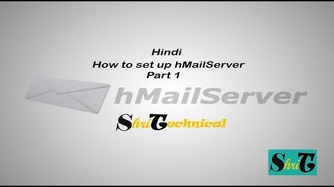 How to Install and configure hMailServer Part 1 In Hindi | Hmailserver | setup Hmailserver