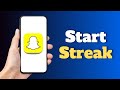 How To Start A Streak On Snapchat