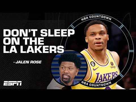 Don't sleep on the lakers! - jalen rose on la & lebron's recent play | nba countdown