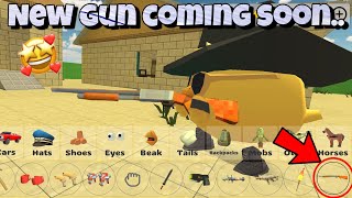 secret gun coming soon... in new update 😱😍😍/ new chicken gun skin found in chicken gun/