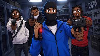 Me and my GANG ROBBED the POLICE STATION’S ARMORY In GTA 5 RP!