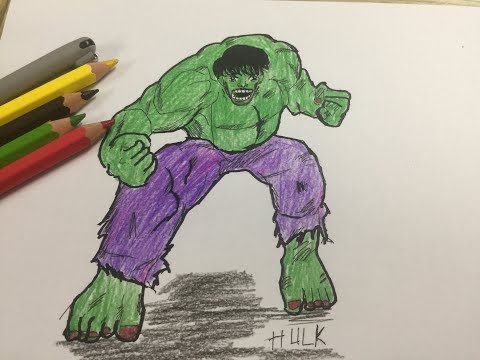 how to draw chibi hulk
