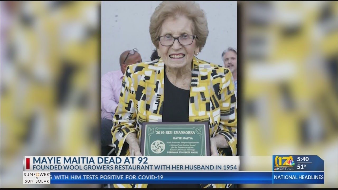 Wool Growers restaurant owner Mayie Maitia dies at 92