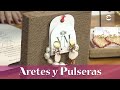 Aprenda y Venda - Aretes y Pulsera uvitas