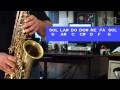 JAZZ/IMPROVISATION - BLUES EN SOL - (PARTE 1) TUTORIALES PARA EL SAX ALTO - SANTIAGO PACHECO