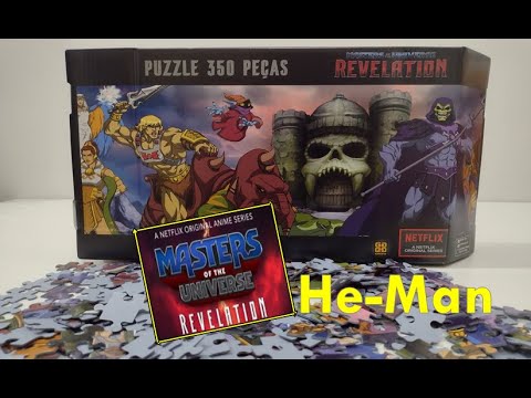 Jogo Quebra Cabeça Puzzle Panorama He Man e Os Mestres Do Universo  Revelações Netflix 350 Peças - Grow - Toyshow Tudo de Marvel DC Netflix  Geek Funko Pop Colecionáveis